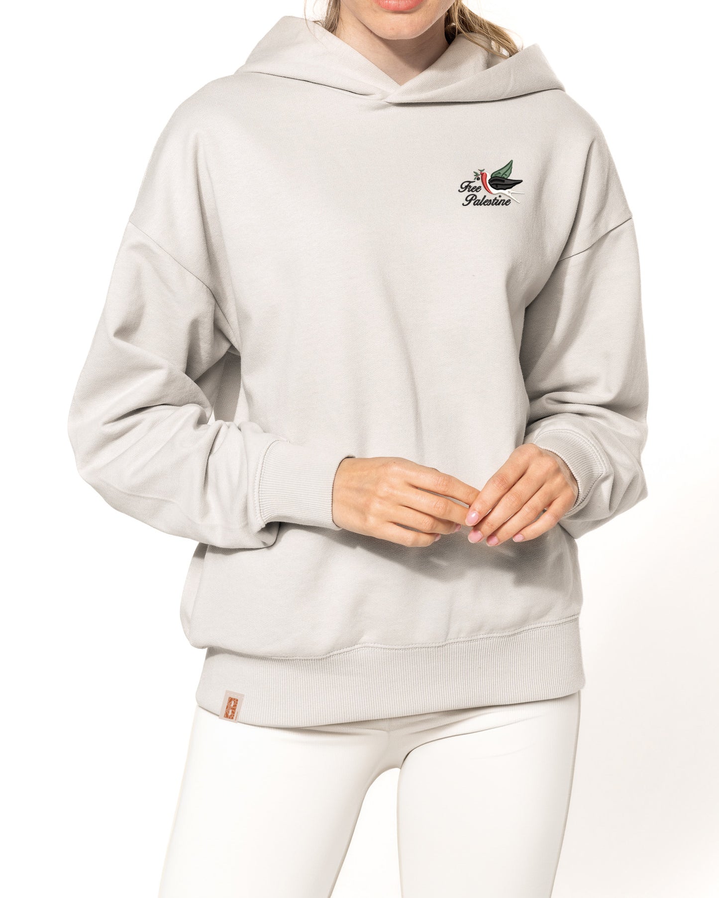 Ya Tayr Phrase Embroidered Hoodie