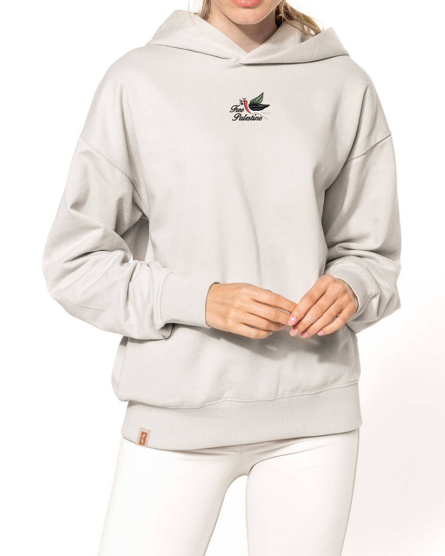 Ya Tayr Phrase Embroidered Hoodie