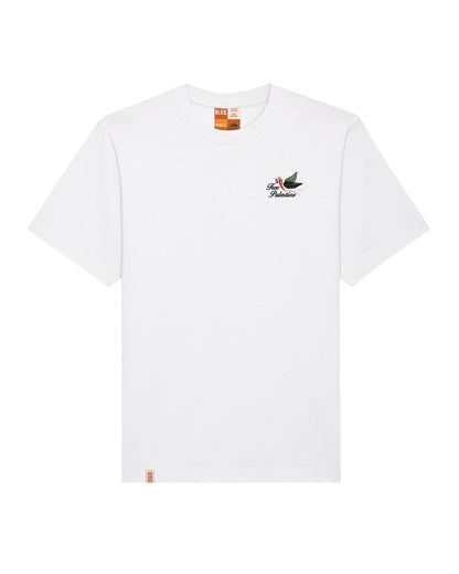 Ya Tayr Phrase Embroidered T-Shirt